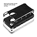 ULAK 4S Case,iPhone 4S Case,iPhone 4 Case, Dual Layer Hybrid Slim Hard Case for Apple iPhone 4S & iPhone 4 with Hard PC Cover and Soft Inner TPU (Black)