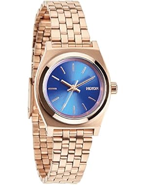 A399-1748 Ladies The Small Time Teller Rose Gold Cobalt Watch