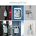 Puroma 2 Pack Combination Lock 4 Digit Padlock for School Gym Sports Locker, Fence, Toolbox, Case, Hasp Storage (Blue Code Side Window)