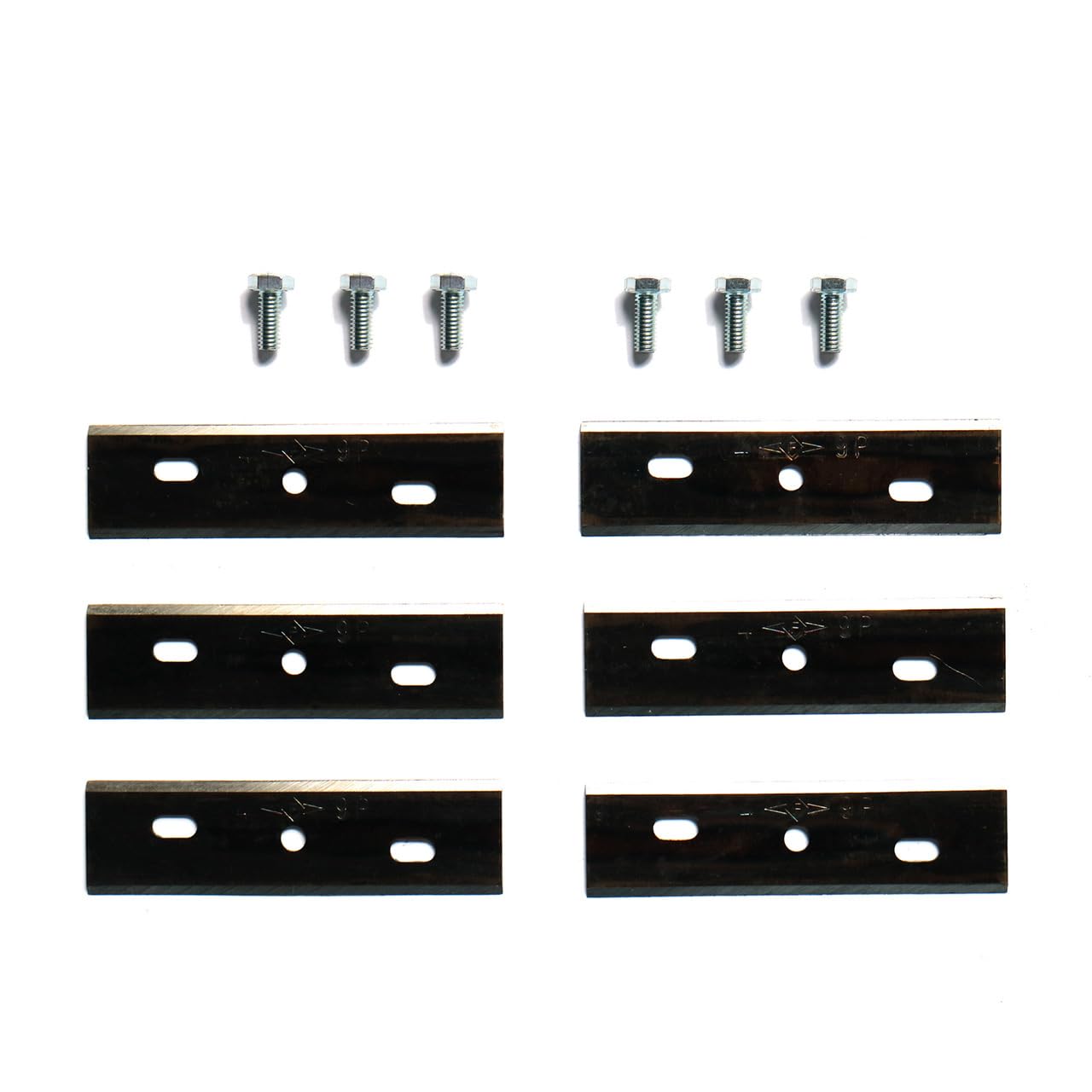 AL-KO 127465 500 Replacement Blades for Robolinho® 300 E, 500 E, I, W, 1150 W (Consisting of 3 Blades = 6 Cutting Blades Including Screw Material)