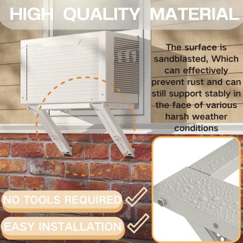 Air Conditioner Support Bracket No Drilling,Easy To Install,Window AC