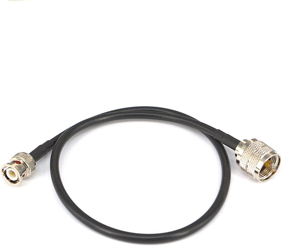 YILIANDUO Low Loss Extension Antenna Cable BNC Male to UHF Male PL259 50 Ohm RG58 2M/ 78.74 inch for CB Antenna Radio Walkie Talkie Two-Way Radio Mobile Amateur Radio - Image 4