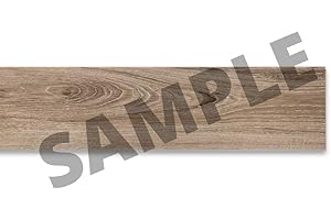 Lucida Surfaces Luxury Vinyl Flooring Tiles | Interlocking Flooring for DIY Installation | Sample Wood Look Plank | Siliceous | MaxCore | 7 inch x 12 inch, Single Sample Tile