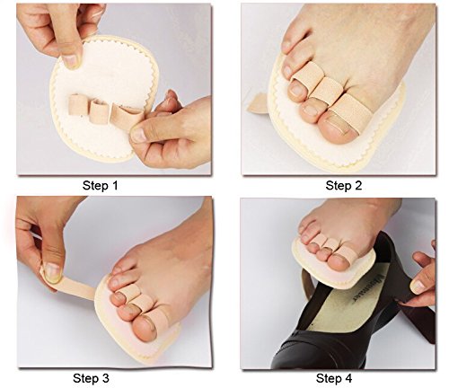 image for Dr.Tu Triple Toes Straightener,Hammer Crooked Overlapping Toe Splint C