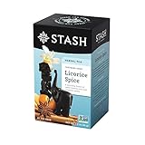 Stash Tea Licorice Spice Herbal Tea, 20 Count Box of Tea Bags Individually Wrapped in Foil (packaging may vary), Naturally Sweet Herbal Tisane, Zero Caffeine, Drink Hot or Iced