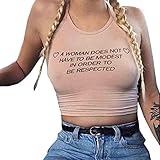 Staron Women Sexy Tight Slim Sleeveless Short Tees Tank Crop Tops
