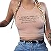 Staron Women Sexy Tight Slim Sleeveless Short Tees Tank Crop Tops