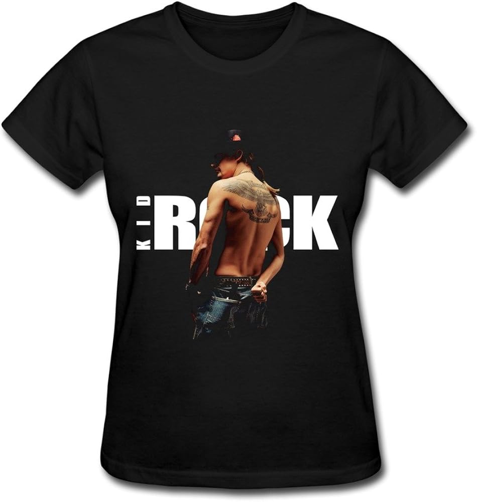 Sixtion FK Rock Pop Kid Rock T Shirt for Women Black Amazon.co.uk
