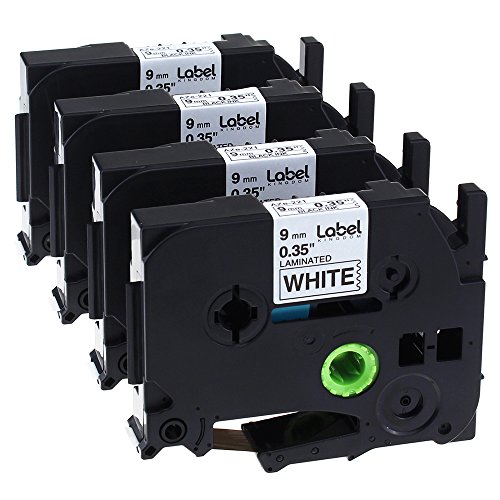 Label kingdom 4 pack compatible brother p-touch label t…