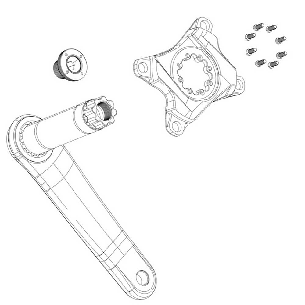 Sram Unisex - Adult Screws-2287005518 Screws, Black, One Size