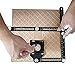 AMENVTOOL Upgrade Universal Ruler - Full Metal Multi Angle Measuring Tool-Upgraded Aluminum Alloy Multi Functional Ruler-Ultimate Template Tool (6-Sided Black)