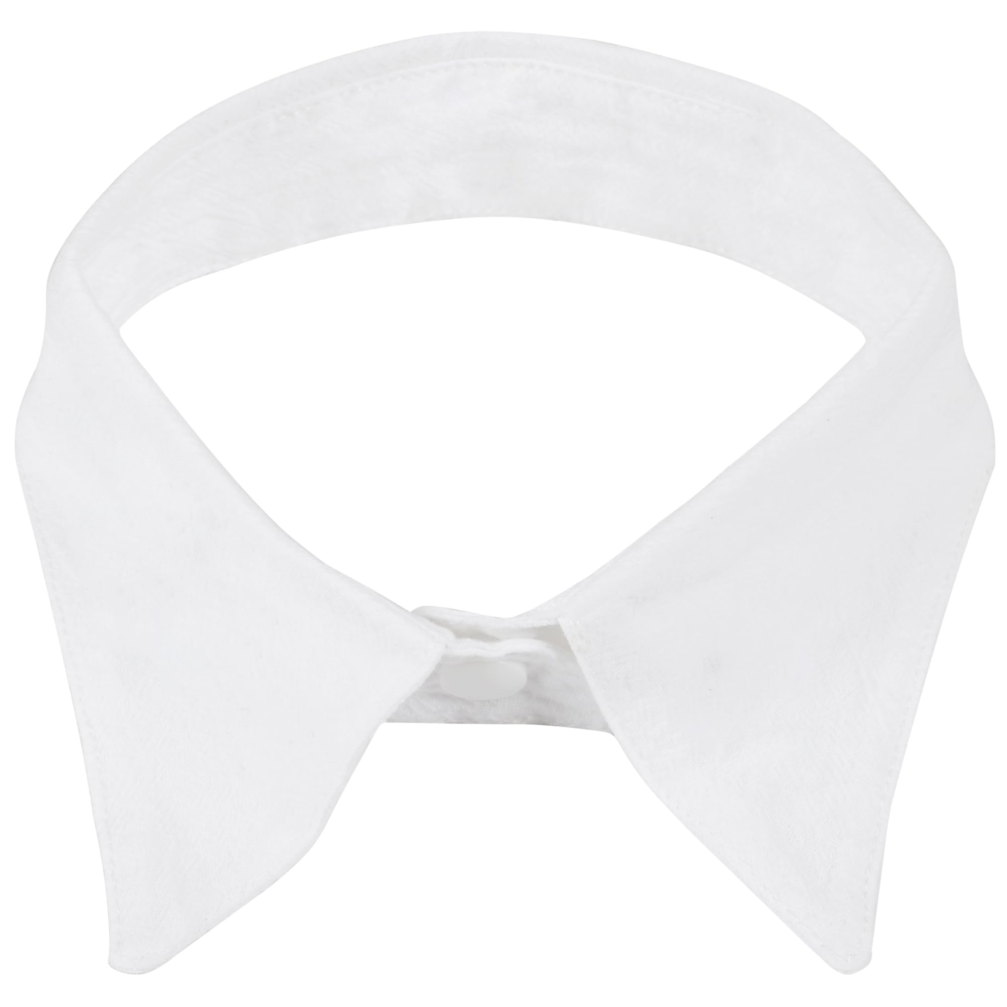 TRIXES Fashion White Detachable Round Collar Choker - False Collar for Women Girls Outfits - Wednesday Fancy Dress Accessory - One Size