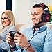 Raikken Stereo Gaming Headset PS4, Xbox One, PC Compatible with Mic, Noise Cancelling Gaming Headphones with LED Lights, High Performance Flip Microphone, Supports Nintendo Switch & Playstation 4 Prothumb 1