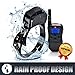Naturepets Dog Shock Collar Rainproof with Remote Dog Training Collar - Safe and Effective Rechargeable and Rainproof Bark Shock Collar with LCD Screen and 100 Vibration and Shock Levels