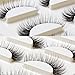 SEILANC False Eyelashes 6 Pairs in 2 Different Styles with 1 Tweezer, Reusable Natural Looking Handmade Fake Lashes