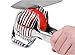 i Kito Tomato Lemon Slicer Holder Round Fruits Onion Shreader Cutter Guide Tongs with Handle Kitchen Cutting Potato Lime Food Stand Stainless Steel