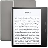 Kindle Oasis E-reader - Graphite, 7" High-Resolution Display (300 ppi), Waterproof, Built-In Audible, 8 GB, Wi-Fi - Includes Special Offers
