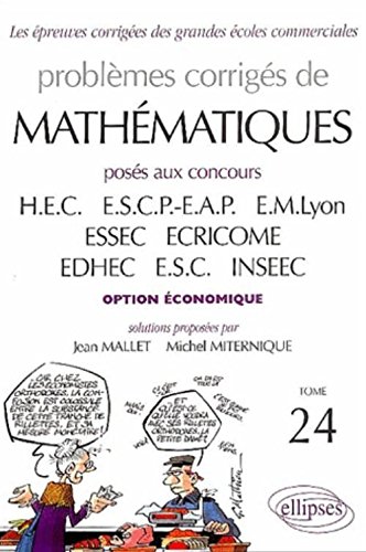 Problèmes corrigés de mathématiques
