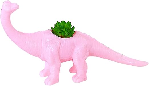 pink plastic dinosaur