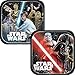 Star Wars Birthday Party Supplies Pack for 8 Guests - 8 lunch plates, 8 dessert plates (4 of each design), 16 lunch napkins, 8 cups, and a table cover