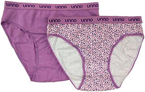 UNNO Auum304, Braga de Algodón Elástico Para Mujer, Pack de 2: Amazon.es: Ropa y accesorios