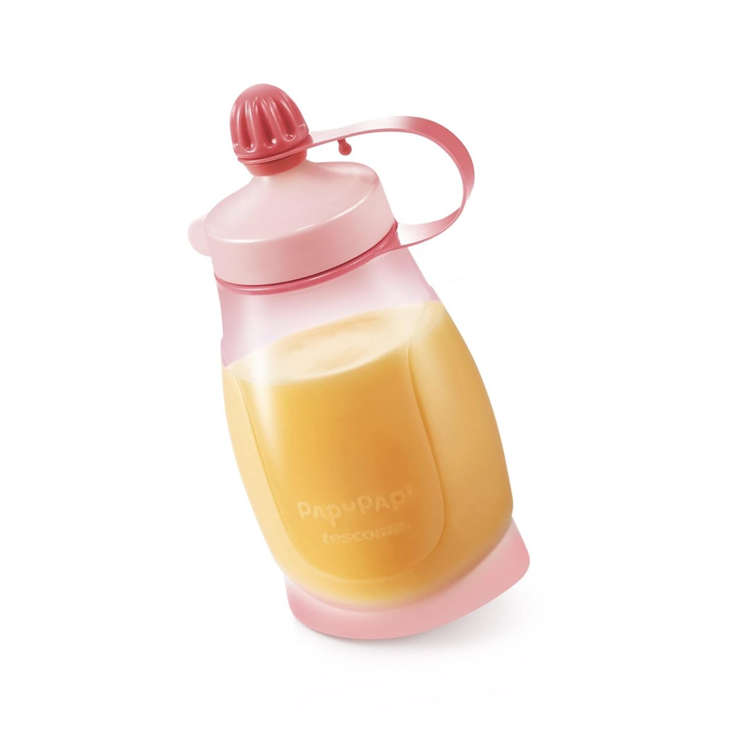 Tescoma Papu Papi Soft Bottle with Spoon, 200 ml, Pink
