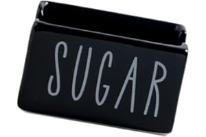 Generic Sugar Packet Holder Tea Bag Bowl Elegant Organizer Display Sugar Caddies for Coffee Bar for Table Farmhouse Office Re