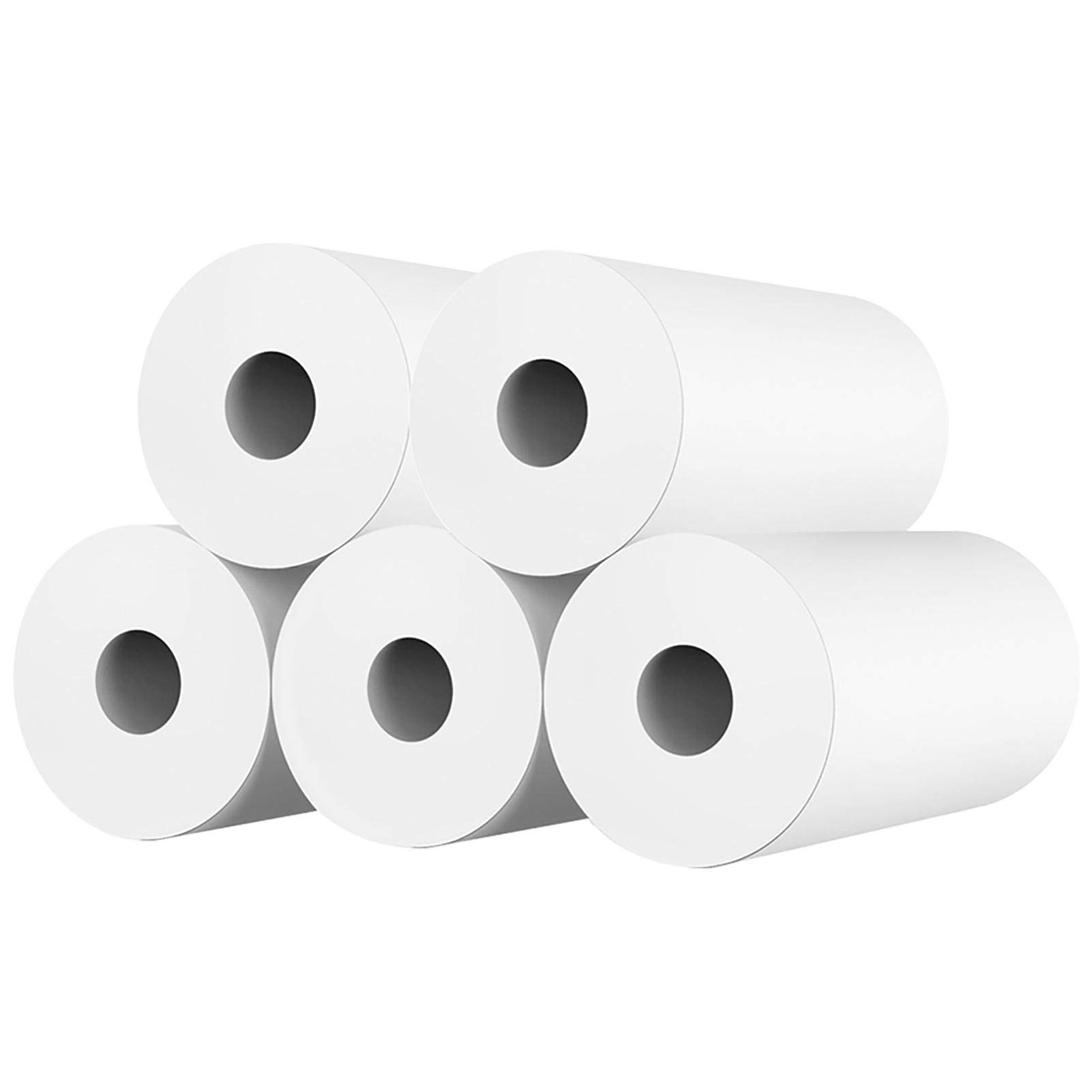 POHOVE 10 Rolls Camera Printing Paper, Children's Camera Printing Paper Rolls White Wood Pulp Thermal Paper Instant Print Camera Refill Print Paper For Boys Girls Students Gift