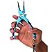 BITE Professional Aluminum Saltwater Fishing Pliers -Spring Loaded-Rubber Insert Grips-Tungsten Carbide Cutters-WITH a SET of REPLACEMENT CARBIDE CUTTERS & PREMIUM CLIP SHEATH