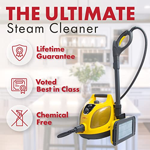 Vapamore MR100 Primo Steam Cleaner with Retractable Cord, Chemical