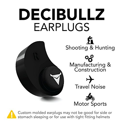 3 Decibullz+Earplugs+Comfortable+Protection+Shooting