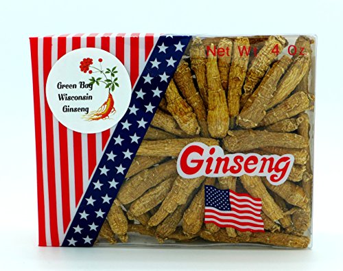 Green bay wisconsin aged whole root ginseng 4 oz