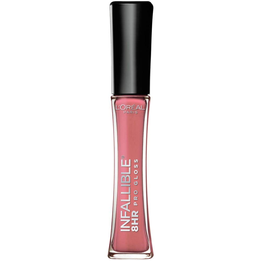 Photo 1 of L’Oreal Paris Makeup Infallible 8 Hour Hydrating Lip Gloss, Blush, 0.21 Fl Oz