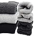 YZKKE 3Pack Mens Super Thick Wool Warm Socks - Soft Comfort Casual Crew Winter Socks