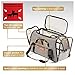 Pawfect Pets Airline Approved Pet Carrier Soft-Sided Cat Carrier and Dog Carrier for Cats and Extra Small Dogs, Fits Underneath Airplane Seat. Comes with Two Fleece Pet Mats. (Slate Grey)