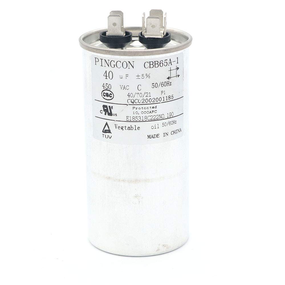 DollaTek 40uF CBB65 Capacitor Motor Running for Air Conditioner 450VAC SH 40/70/21 50/60Hz