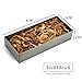 BBQ Smoker Box for Charcoal and Propane Gas Grill - Even THICKER Stainless Steel Wood Chip Smoker Set with MORE VENTS - Durable and Smokier Flavor - Grilling Accessories and Gifts for Dad by Silverius
