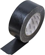 Faithfull Gaffa Tape 50mm x 50m Black view 2