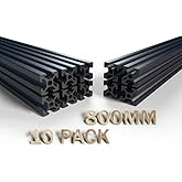 10PCS 31.5inch T Slot 2020 Aluminum Extrusion Profile (800mm), European Standard Aluminum Linear Rail–Easy to Use for 3D Prin