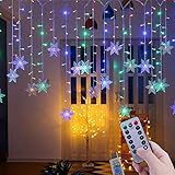 Lainin 12ft/3.5M USB Powered 8 Modes Snowflake