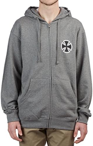 Independent Skateboard Trucks BTGC Zip Hoodie - Gunmetal Heather - LG