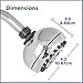 Waterpik Shower Head - High Pressure 7-Mode PowerPulse Massage Shower - Chrome, XRO-733T
