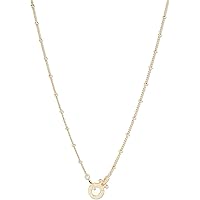 14K Gold Filled Evil Eye Necklace – Dainty Protection Charm With Simulated Diamond & Blue Center