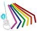 Housavvy 10 Oz Kids Stainless Steel Cups with Straws and Lids,Insulated Spill Proof Toddler Cups with Handle,Fun Kids Smoothie Tumblers BPA Free Baby Sippy Cups for Toddlers Easy Cleaning