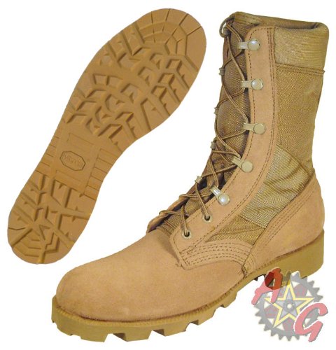 Combat Boot, Desert Tan, Genuine U.S. Military Issue Size: 13 Regular