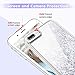Maxdara iPhone 8 Plus Case, iPhone 7 Plus Glitter Liquid Case with Screen Protector Floating Bling Sparkle Luxury Pretty Girls Women Case for iPhone 6 Plus 6s Plus 7 Plus 8 Plus (Silver)