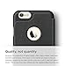 iPhone 6S Plus Case, elago [Leather Hole Flip][Black] - [Card Slot][Screen Protection][Premium Hybrid Construction] for iPhone 6/6S Plus