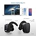 Completely Wireless Earbuds, SmartOmi True Wireless Bluetooth Headphones Stereo Noise Cancelling Earpieces with Mic Hands-free calls for Smartphones iPhone, Android on Driving or Sports(Black)