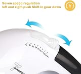 Leaflai Hand Mixer 7 Speed Electric Cake Whisk with 5 Stainless Accessories view 2