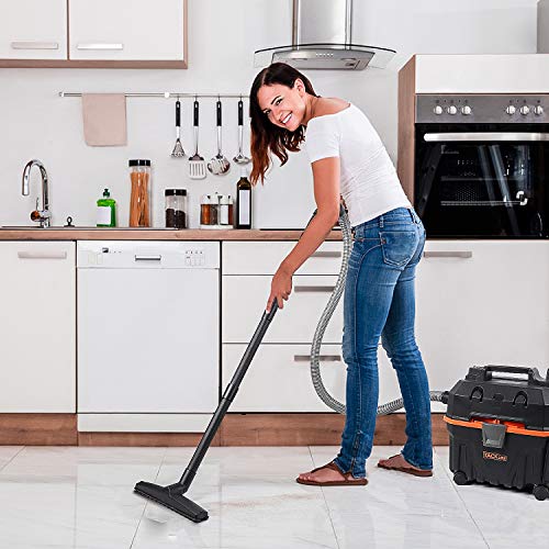 TACKLIFE Shop Vacuum, 4.5 Peak Hp Wet Dry Vacuum 4 Gallon, Lightweight